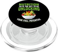 Nutrition Is The Key To Unlocking Your Full Potential PopSockets PopGrip para MagSafe