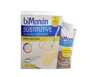 Nutrition y Santé Iberia SL BIOMANAN BATIDO DE CHOCOLATE 5 SOBRES + GRATIS UN BATIDO CACAO 300ML