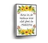 Nutritionist Wall Art Poster Food Is Medicine Canvas Print Holistic Healing Sign Kitchen Quotes for Home Office School Wall Decor Artwork(Unframed,08x12inch(20x30cm))