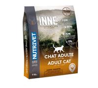 NUTRIVET - INNE Chat - Croquetas sin Cereales - Gato Adulto - Pollo - 80% Ingredientes de Origen Animal - 6kg