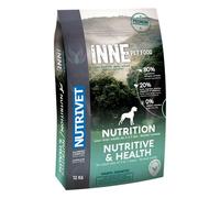 NUTRIVET - INNE Chien - Croquetas sin Cereales - Perro Adulto - 80% Ingredientes de Origen Animal - 12 kg