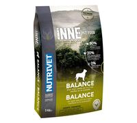 NUTRIVET - INNE Chien - Croquetas sin Cereales - Perro Adulto esterilizado o con sobrepeso - 80% Ingredientes de Origen Animal - 3 kg