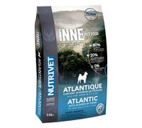 NUTRIVET - INNE Chien - Croquetas sin Cereales - Perro Adulto - Pescado - 80% Ingredientes de Origen Animal - 3 kg