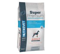 NUTRIVET - Super Premium - Arroz Salmón - Croquetas sin Trigo - Perro - Rico en proteína Animal - 15 kg
