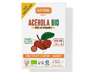 Nutrivie Acerola BIO - 2 tubos de 12 comprimidos