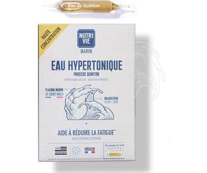 Nutrivie Ampoules Eau Hypertonique Procédé Quinton 30 Ampoules
