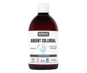 Nutrivie Complejo Plata Coloidal 20ppm 500ml