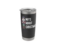 NUTS ACERCA DE NAVIDAD! NUTCRACKER SQUAD Fun Ballet Meme Vaso térmico de acero inoxidable de doble pared