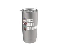 NUTS ACERCA DE NAVIDAD! NUTCRACKER SQUAD Fun Ballet Meme Vaso térmico de acero inoxidable de doble pared