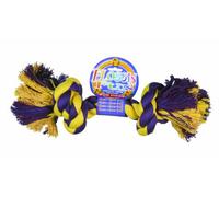 Nuts For Knots", Juguete de Cuerda de 2 Nudos para Perro, tamaño Grande