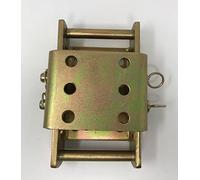 NUTS N BOLTS - Soporte de placa de enganche de remolque de altura ajustable para Land Rover 4 x 4 3500 kg, placa de enganche de remolque, 2 pines, 270 mm, remolque