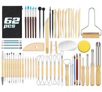 Nuts OT nuts 62 Ceramica para Modelar Herramientas Ceramica Arcilla Palillos de Modelar Herramientas Arcilla Polimerica Alfarería Kit Adultos Arcilla de Esculpir Herramientas