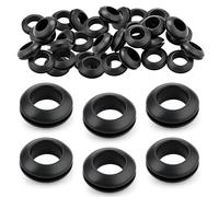 Nuts OT nuts 80 pasacables de goma de 10 mm de diámetro, arandelas de goma, pasacables para cables, arandelas de goma para cables, instalación eléctrica, protección para cables