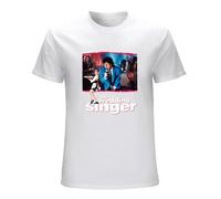 NUTS SNACKS Men's The Wedding Singer V1 T-Shirt Movie Poster Adam Sandler, Drew Barrymore White XXL