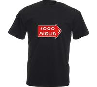 NUTS SNACKS Mille Miglia T-Shirt Car Enthusiast Black XL