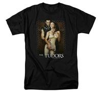 NUTS SNACKS The Tudors Split Wine T Shirt Mens TV Show Black M