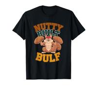 Nutty Built Buff Muscle Squirrel Diversión Camiseta
