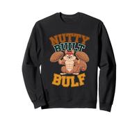 Nutty Built Buff Muscle Squirrel Diversión Sudadera
