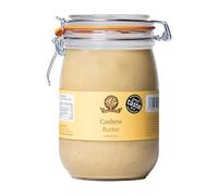 Nutural World - Mantequilla crujiente de anacardo (1kg) *** Tarro de vidrio reutilizable *** Ganador del premio Great Taste - 100% puro - ingrediente único