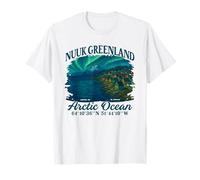 Nuuk Groenlandia Souvenir Reino de Dinamarca Océano Ártico Camiseta
