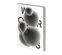 Nuuna Cuaderno A5+, Graphic L, Words by Heyday | 3,5 mm patrón de puntos, papel premium de 120 g, piel blanca, producido de manera sostenible en Alemania