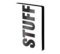 Nuuna Cuaderno A5+, Graphic Thermo L, Hot Stuff, diario con puntos, patrón de puntos de 3,5 mm, 256 páginas numeradas, papel premium de 120 g, piel blanca, diseño cambia de color, termosensible