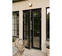 Nuura Aps Aplique de exterior Nuura Liila, Ø 16 cm, bronce/ópalo
