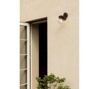 Nuura Aps Aplique de exterior Nuura Liila, ancho 16 cm, bronce/transparente