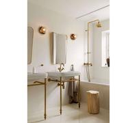 Nuura Aps Aplique de pared Nuura Liila 1 Medium, bronce/transparente, IP44, G9