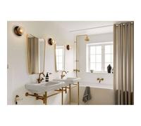 Nuura Aps Aplique de pared Nuura Liila 1 Medium, negro/transparente, IP44, G9