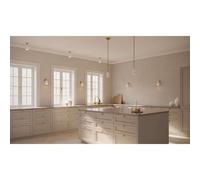 Nuura Aps Foco empotrable Nuura Anoli Spot Recessed, Ø 10 cm, blanco/dorado