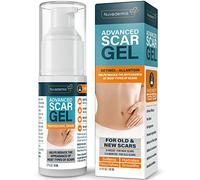 NUVADERMIS Gel para cicatrices - Retinol, alantoína, vitamina E, betaína - Para cesárea, abdominoplastia, cicatrices queloides - Manejo de cicatrices posquirúrgicas - Botella con bomba de 1.7 oz