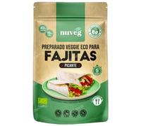 Nuveg Preparado Veggie para Fajitas Picante, Relleno Vegano, 120 g. Pack de 2