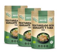 NUVEG Texturizado de Proteína Deshidratada Ecológica, Listo para Cocinar, Proteína de Guisante Vegana Sin Gluten, Comida Preparada Rica en Fibra, Vegan Protein, Pack 3, 240 g