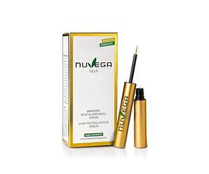 Nuvega Lash - Serum Pestañas y Cejas para unas pestañas largas en sólo 4-6 semanas I Vegano I Serum para el Crecimiento de Pestañas I Crece Pestañas/Alargamiento I Made in Germany I 3ml