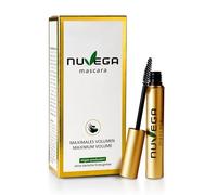 Nuvega Mascara - máscara de pestañas vegetariana - Rímel con garantía & Volumen Efecto - 5 ml.