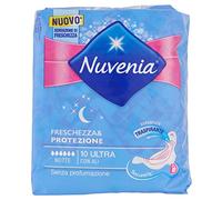 Nuvenia - Ultra Thin Night - Compresas de noche con alas - 10 unidades