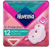 Nuvenia - Ultra Thin Super Long - Compresas con alas - 12 unidades