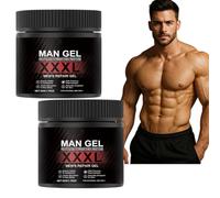 Nuvilo Crema de mejora masculina, crema corporal para zonas íntimas, revitalizante, mejora el tamaño y el rendimiento - Get Bigger Thicker and Stronger (2 unidades)