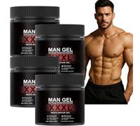 Nuvilo Crema de mejora masculina, crema corporal para zonas íntimas, revitalizante, mejora el tamaño y el rendimiento - Get Bigger Thicker and Stronger (4 unidades)