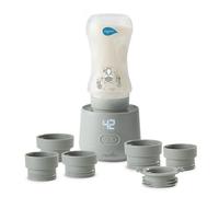Nuvita 1162 Calientabiberones portátil universal Warm'n'Go con USB - Calentamiento rápido, 4 ajustes de temperatura, fácil de transportar con cierre hermético, calienta hasta 8 biberones