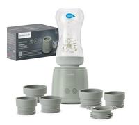 Nuvita 1163 Warm’n’Mix Calentador de Biberones Portátil con batería y Función de Calentamiento y Mezcla - Calentamiento Rápido en 3 Minutos, 4 Configuraciones de Temperatura, Compatibilidad Universal