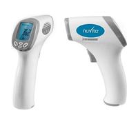 Nuvita 2091C termometro infrarrojos - Alarma de Fiebre con Sonidos Y 3 Colores - Aprobado por CE - Termometro Digital Bebe Sin Contacto Para Niños Y Adultos - Marca Europea