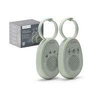 Nuvita 3020 Baby Monitor de Audio con Ruido Blanco - Conexión Segura 2,4 GHz, Audio bidireccional, Recargable, hasta 30 h de autonomía, Canciones de Cuna y Temporizador