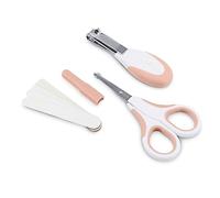 Nuvita - BABY - Kit de uñas ergonómicas inglesas rosas