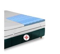 Nuvole di Sonno - Topper Serenity matrimonial 180 x 190 ortopédico de espuma viscoelástica desenfundable con elásticos ajustables grosor 6 cm Corrector Made in Italy Disp. Médico deducible n.º 2781798