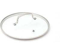 Nuwave 15,4cm Tapa Ventilada de Vidrio Templado para Cazuela de 1,4L, Apta para Horno hasta 176°C, Resistente a Roturas, Apta para Lavavajillas, con Borde y Mango de Acero Inoxidable