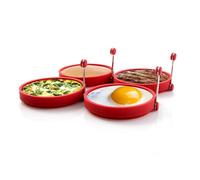 NUWAVE Anillos de huevo de silicona - Juego de 4