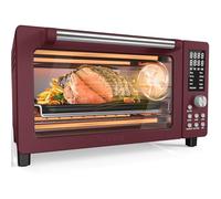 Nuwave Bravo Pro Smart Air Fryer Toaster Oven Combo, 12-in-1 Functions with Quicker & Even Crisp Technology, 1800W, 50-450°F, PFAS-Free, 21QT, Cinnamon