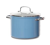 Nuwave Olla 7,6L en cerámica antiadherente azul Duralon, sin PFAS, compatible con inducción, apta para lavavajillas y horno, resistente a los arañazos con infusión de diamante